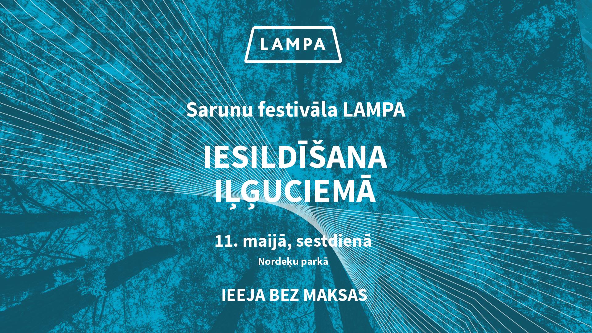 Festivāla Lampa plakāts