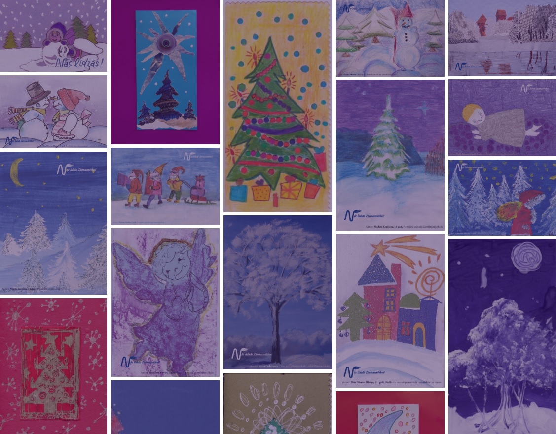 Wish bolt global Aicinājums zīmēt Ziemassvētku apsveikumu kartītes - Apeirons