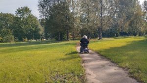 šaurs celiņš parkā