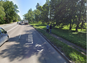 Zālājā iemīta taka gar Lubānas ielu